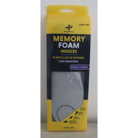Provionic Plus 187776 Women's Sz 6-10 Memory Foam Insoles - 1 Pair - Picture 1 of 1